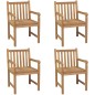 Gartenstühle 4 Stk. Massivholz Teak Gartenstühle 4 Stk. Massivholz Teak