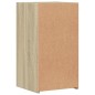 vidaXL Nachttisch Sonoma-Eiche 35x34x65 cm Holzwerkstoff vidaXL Nachttisch Sonoma-Eiche 35x34x65 cm Holzwerkstoff