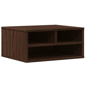 vidaXL Druckerständer Braun Eichen-Optik 49x40x22,5 cm Holzwerkstoff