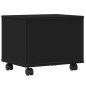 vidaXL Druckerständer mit Rollen Schwarz 41x32x34,5 cm vidaXL Druckerständer mit Rollen Schwarz 41x32x34,5 cm