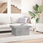 vidaXL Couchtisch Betongrau 80x55x40 cm Holzwerkstoff vidaXL Couchtisch Betongrau 80x55x40 cm Holzwerkstoff