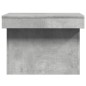 vidaXL Couchtisch Betongrau 80x55x40 cm Holzwerkstoff vidaXL Couchtisch Betongrau 80x55x40 cm Holzwerkstoff