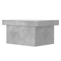 vidaXL Couchtisch Betongrau 80x55x40 cm Holzwerkstoff vidaXL Couchtisch Betongrau 80x55x40 cm Holzwerkstoff