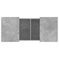 vidaXL Couchtisch Betongrau 80x55x40 cm Holzwerkstoff vidaXL Couchtisch Betongrau 80x55x40 cm Holzwerkstoff