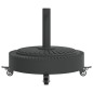 vidaXL Sonnenschirmständer mit Rollen für Ø38/48 mm Mast 27 kg Rund vidaXL Sonnenschirmständer mit Rollen für Ø38/48 mm Mast 27 kg Rund