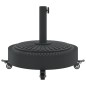 vidaXL Sonnenschirmständer mit Rollen für Ø38/48 mm Mast 27 kg Rund vidaXL Sonnenschirmständer mit Rollen für Ø38/48 mm Mast 27 kg Rund