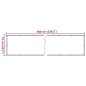 vidaXL Garten-Sichtschutz Weiß 600x75 cm PVC vidaXL Garten-Sichtschutz Weiß 600x75 cm PVC