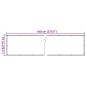 vidaXL Garten-Sichtschutz Weiß 700x75 cm PVC vidaXL Garten-Sichtschutz Weiß 700x75 cm PVC