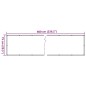 vidaXL Garten-Sichtschutz Steinoptik 600x75 cm PVC vidaXL Garten-Sichtschutz Steinoptik 600x75 cm PVC