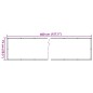 vidaXL Garten-Sichtschutz Steinoptik 400x75 cm PVC vidaXL Garten-Sichtschutz Steinoptik 400x75 cm PVC
