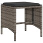 vidaXL 6-tlg. Garten-Sofagarnitur mit Kissen Grau Poly Rattan vidaXL 6-tlg. Garten-Sofagarnitur mit Kissen Grau Poly Rattan