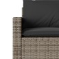 vidaXL 6-tlg. Garten-Sofagarnitur mit Kissen Grau Poly Rattan vidaXL 6-tlg. Garten-Sofagarnitur mit Kissen Grau Poly Rattan