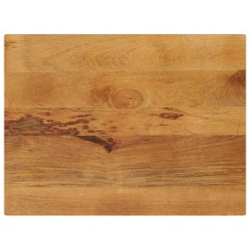vidaXL Tischplatte 80x70x3,8 cm Rechteckig Massivholz Mango