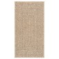 vidaXL Teppich ZIZUR 60x110 cm Jute-Optik Indoor und Outdoor vidaXL Teppich ZIZUR 60x110 cm Jute-Optik Indoor und Outdoor