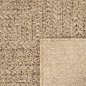 vidaXL Teppich ZIZUR 60x110 cm Jute-Optik Indoor und Outdoor vidaXL Teppich ZIZUR 60x110 cm Jute-Optik Indoor und Outdoor