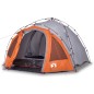 vidaXL Kuppel-Campingzelt 3 Personen Grau und Orange Quick Release vidaXL Kuppel-Campingzelt 3 Personen Grau und Orange Quick Release