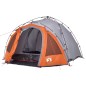 vidaXL Kuppel-Campingzelt 3 Personen Grau und Orange Quick Release vidaXL Kuppel-Campingzelt 3 Personen Grau und Orange Quick Release