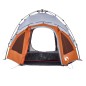 vidaXL Kuppel-Campingzelt 3 Personen Grau und Orange Quick Release vidaXL Kuppel-Campingzelt 3 Personen Grau und Orange Quick Release