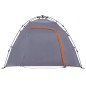 vidaXL Kuppel-Campingzelt 3 Personen Grau und Orange Quick Release vidaXL Kuppel-Campingzelt 3 Personen Grau und Orange Quick Release