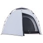 vidaXL Kuppel-Campingzelt 4 Personen Weiß Verdunkelt Quick Release vidaXL Kuppel-Campingzelt 4 Personen Weiß Verdunkelt Quick Release
