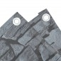 vidaXL Garten-Sichtschutz Leistenstein-Optik Grau 500x75 cm PVC vidaXL Garten-Sichtschutz Leistenstein-Optik Grau 500x75 cm PVC