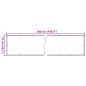 vidaXL Garten-Sichtschutz Leistenstein-Optik Grau 500x75 cm PVC vidaXL Garten-Sichtschutz Leistenstein-Optik Grau 500x75 cm PVC