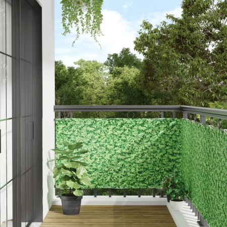 vidaXL Garten-Sichtschutz Pflanzen-Optik Grün 800x75 cm PVC