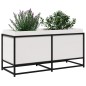 vidaXL Pflanzkübel Weiß 100x40x50 cm Massivholz Kiefer vidaXL Pflanzkübel Weiß 100x40x50 cm Massivholz Kiefer