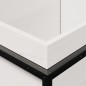 vidaXL Pflanzkübel Weiß 100x40x50 cm Massivholz Kiefer vidaXL Pflanzkübel Weiß 100x40x50 cm Massivholz Kiefer