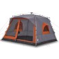 vidaXL Familienzelt für 7 Personen Grau und Orange Quick Release vidaXL Familienzelt für 7 Personen Grau und Orange Quick Release