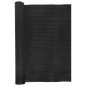 vidaXL Balkon-Sichtschutz Schwarz 500x100 cm Poly Rattan vidaXL Balkon-Sichtschutz Schwarz 500x100 cm Poly Rattan