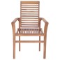 vidaXL Essstühle 6 Stk. Stapelbar Massivholz Teak vidaXL Essstühle 6 Stk. Stapelbar Massivholz Teak