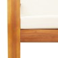 vidaXL 5-tlg. Garten-Sofagarnitur mit Kissen Massivholz Akazie vidaXL 5-tlg. Garten-Sofagarnitur mit Kissen Massivholz Akazie