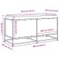 vidaXL Pflanzkübel 100x40x50 cm Massivholz Douglasie vidaXL Pflanzkübel 100x40x50 cm Massivholz Douglasie