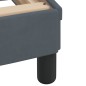 vidaXL Bett mit Matratze Dunkelgrau 100x200 cm Samt vidaXL Bett mit Matratze Dunkelgrau 100x200 cm Samt