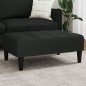 vidaXL Fußhocker Schwarz 77x55x31 cm Samt vidaXL Fußhocker Schwarz 77x55x31 cm Samt