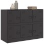 vidaXL Sideboard Schwarz 99x39x73 cm Stahl vidaXL Sideboard Schwarz 99x39x73 cm Stahl