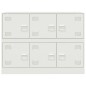 vidaXL Sideboard Weiß 99x39x73 cm Stahl vidaXL Sideboard Weiß 99x39x73 cm Stahl