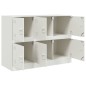 vidaXL Sideboard Weiß 99x39x73 cm Stahl vidaXL Sideboard Weiß 99x39x73 cm Stahl