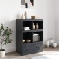 vidaXL Highboard Anthrazit 67x39x95 cm Stahl vidaXL Highboard Anthrazit 67x39x95 cm Stahl