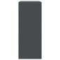 vidaXL Highboard Anthrazit 67x39x95 cm Stahl vidaXL Highboard Anthrazit 67x39x95 cm Stahl