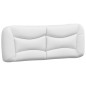 vidaXL Bett mit Matratze Weiß 140x200 cm Kunstleder vidaXL Bett mit Matratze Weiß 140x200 cm Kunstleder
