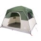 vidaXL Campingzelt 4 Personen Grün Wasserdicht vidaXL Campingzelt 4 Personen Grün Wasserdicht