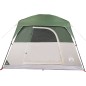 vidaXL Campingzelt 4 Personen Grün Wasserdicht vidaXL Campingzelt 4 Personen Grün Wasserdicht