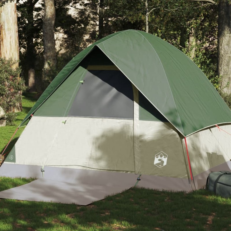 vidaXL Kuppel-Campingzelt 4 Personen Grün Wasserdicht vidaXL Kuppel-Campingzelt 4 Personen Grün Wasserdicht