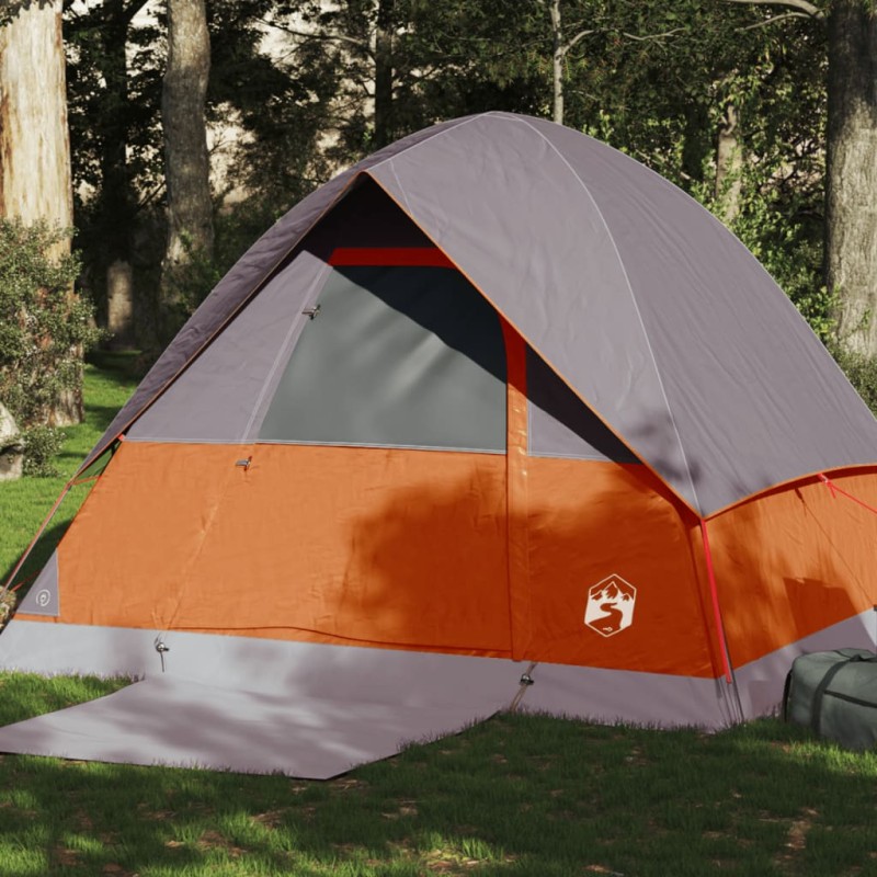 vidaXL Kuppel-Campingzelt 4 Personen Orange Wasserdicht vidaXL Kuppel-Campingzelt 4 Personen Orange Wasserdicht