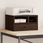 vidaXL Druckerständer Braun Eichen-Optik 40x32x22,5 cm Holzwerkstoff vidaXL Druckerständer Braun Eichen-Optik 40x32x22,5 cm Holzwerkstoff