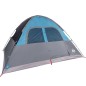vidaXL Kuppel-Familienzelt 6 Personen Blau Wasserdicht vidaXL Kuppel-Familienzelt 6 Personen Blau Wasserdicht
