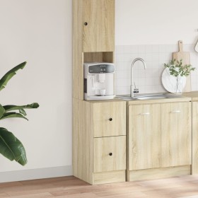 vidaXL Küchenschrank Sonoma-Eiche 35x50x180 cm Holzwerkstoff