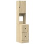 vidaXL Küchenschrank Sonoma-Eiche 35x50x180 cm Holzwerkstoff vidaXL Küchenschrank Sonoma-Eiche 35x50x180 cm Holzwerkstoff